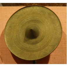 Sunflower pin, from hoard Rathinaun, solar disc, sun disc